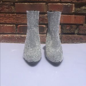 Ankle sparkle DIY boots